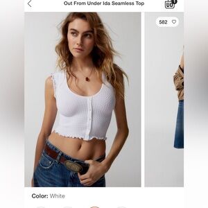 **Out From Under Ida Seamless Top - Size XS/S**